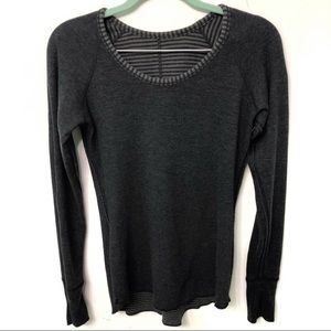 Lulu lemon reversible long sleeve t-shirt